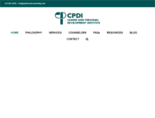 Tablet Screenshot of cpdicareercounseling.com